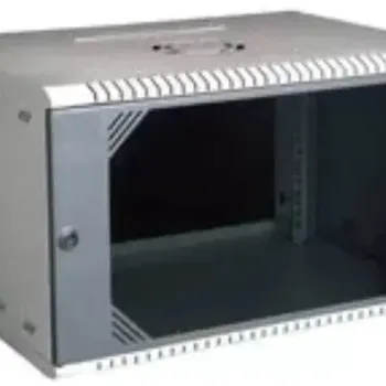 NETRACK 4U Single Section Wall Mount Rack with Glass Door