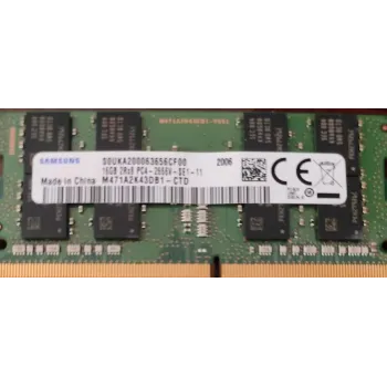 Samsung 16GB 2Rx8 PC4 - 2666 2666Mhz 260 Pin SODIMM 1.2V Laptop Ram Samsung 16GB 2Rx8 PC4 - 2666 2666Mhz 260 Pin SODIMM 1.2V Laptop Ram