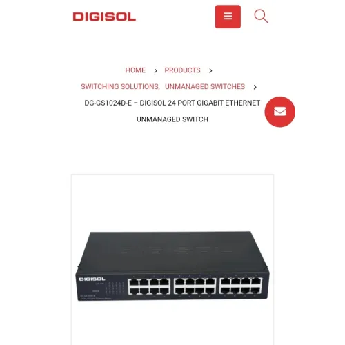DIGISOL DG-FS24D GIGA SWITCH DIGISOL DG-FS24D GIGA SWITCH