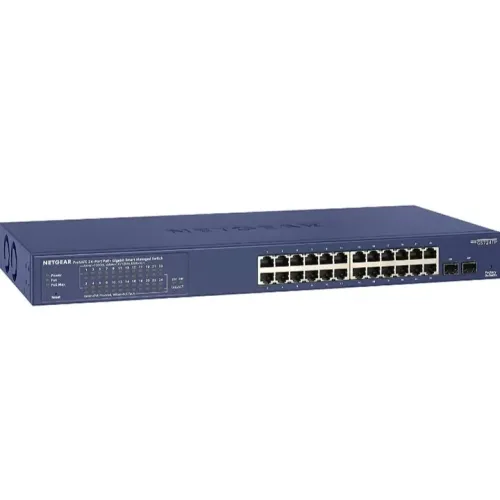 NETGEAR PROSAFE GS724TP GIGA SMART 25 PORT POE SWITCH NETGEAR PROSAFE GS724TP GIGA SMART 25 PORT POE SWITCH