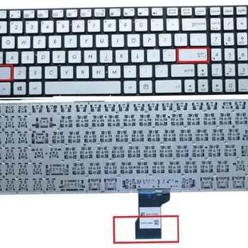 Replacement Keyboard for Asus UX52, UX501, N541, Q551 Series Laptops - Compatible with UX52A, UX52V, N541L, Q501LA Models