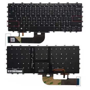 Dell XPS 15-9570 2-in-1 15-9575 2-in-1 Precision 5530 2-in-1 Series Laptop Backlit Keyboard