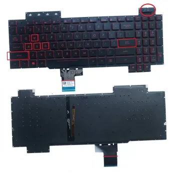 ASUS TUF Gaming Series Laptop Backlit Keyboard for FX505, FX705, FX80, FX504G, FX505GD, FX505GE, FX505GM, FX86, FX505D, FX505DY, FX505DV, FX505DT Models