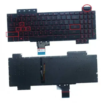 ASUS TUF Gaming Series Laptop Backlit Keyboard for FX505, FX705, FX80, FX504G, FX505GD, FX505GE, FX505GM, FX86, FX505D, FX505DY, FX505DV, FX505DT Models
