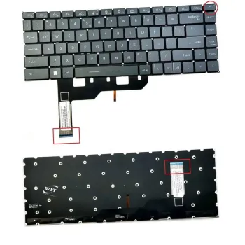 MSI modern 14-B10MW 14-B10RASW laptop backlit keyboard MSI modern 14-B10MW 14-B10RASW laptop backlit keyboard