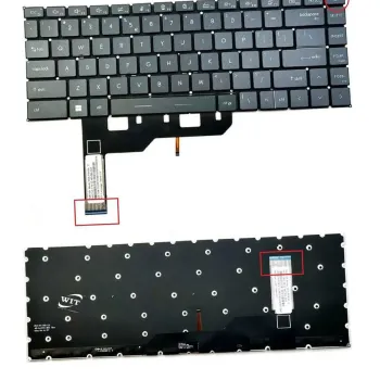 MSI modern 14-B10MW 14-B10RASW laptop backlit keyboard