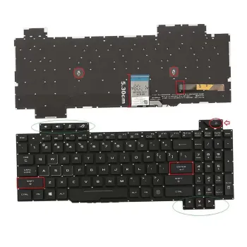 Asus ROG Strix GL504 Series Backlit Keyboard for GL504, GL504GS, GL504GM, GL504V Laptops
