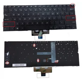 ASUS Deluxe 14 ZenBook UX433 Series Laptop Backlit Keyboard Upgrade - Compatible with UX433U, UX433F, UX433FN Models