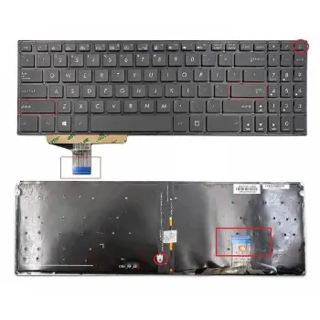 ASUS VivoBook Pro 15 N580VD Backlit Keyboard Replacement (Compatible with N580VD, NX580VD, X580VD Models)