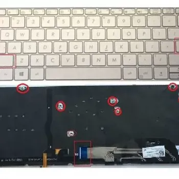 Asus ZenBook 3 UX390 UX390UA UX390U Series Laptop Backlit Keyboard