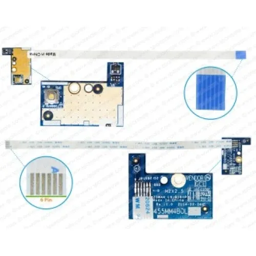 Power Button For Acer Aspire E5-521, E5-571, E5-511, E5-551, E5-551G, E5-572G, V3-572, V3-532 Series LS-B161P NBX0001LV00 Power Button For Acer Aspire E5-521, E5-571, E5-511, E5-551, E5-551G, E5-572G, V3-572, V3-532 Series LS-B161P NBX0001LV00