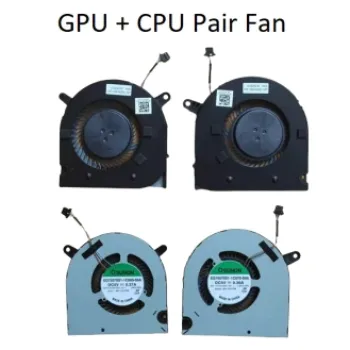 Dell Gaming G3-3500, G3-3590, 15-3590, G5 SE 15 5500, 15-5505, P89F CPU & GPU Cooling Fan Cooler 4-PIN (i7 9th Gen) ( THIN )