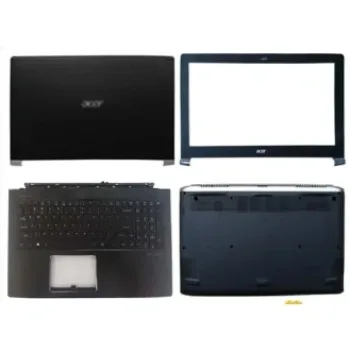 Laptop Full Body For Acer Aspire V Nitro VN7-593 VN7-593G Screen Cover Top Panel Front Bezel Bottom Case Palmrest Frame Touchpad Hinges