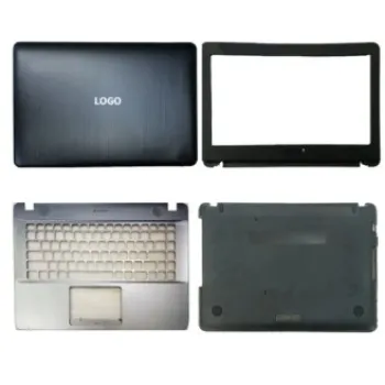 Laptop Full Body For ASUS A441 X441 K441 F441 R414U Screen Cover Top Panel Front Bezel Bottom Case Palmrest Frame Touchpad Hinges