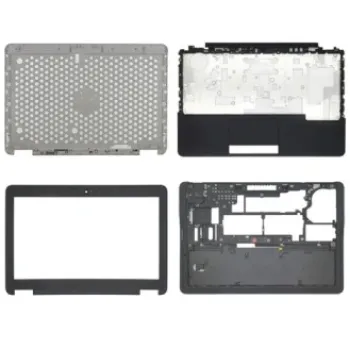 Laptop Full Body For Dell E7240 7240 Screen Cover Top Panel Front Bezel Bottom Case Palmrest Frame Touchpad Hinges