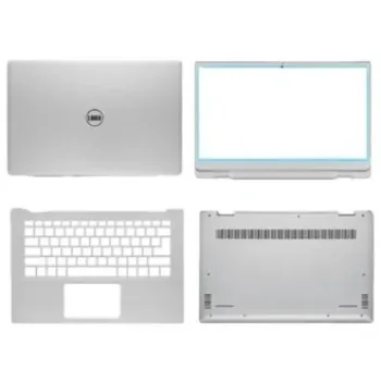 Laptop Full Body For Dell Inspiron 14 5000 5490 5498 CMJK5 Screen Cover Top Panel Front Bezel Bottom Case Palmrest Frame Touchpad Hinges