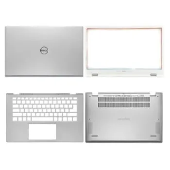 Laptop Full Body For Dell Inspiron 14 5401 5402 5405 Screen Cover Top Panel Front Bezel Bottom Case Palmrest Frame Touchpad Hinges