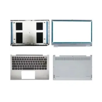 Laptop Full Body For Dell Inspiron 5390 Screen Cover Top Panel Front Bezel Bottom Case Palmrest Frame Touchpad Hinges