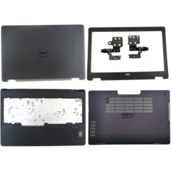 Laptop Full Body For Dell Latitude E5570 Screen Cover Top Panel Front Bezel Bottom Case Palmrest Frame Touchpad Hinges
