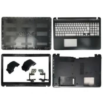 Laptop Full Body For For Sony Vaio SVF15 SVF152 SVF153 SVF1521AGXB SVF154 SVF153A1YM Screen Cover Top Panel Front Bezel Bottom Case Palmrest Frame Touchpad Hinges