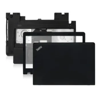 Laptop Full Body For Lenovo Thinkpad E570 E575 E570C Screen Cover Top Panel Front Bezel Bottom Case Palmrest Frame Touchpad Hinges