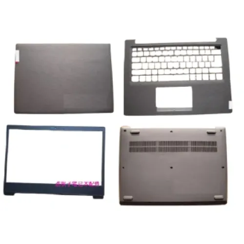 Laptop Full Body For Lenovo V14-IIL Screen Cover Top Panel Front Bezel Bottom Case Palmrest Frame Touchpad Hinges