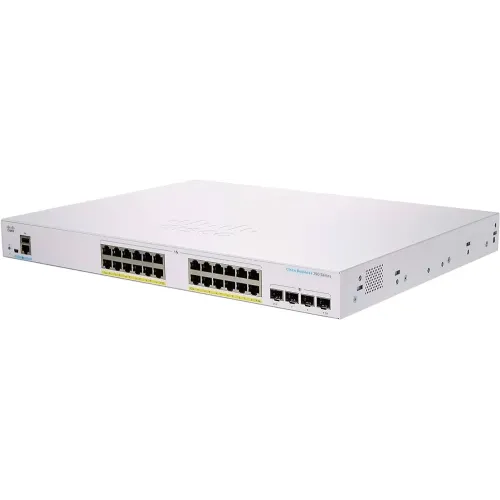 Cisco CBS350-24FP-4G-IN 24-Port 10/100/1000 + 4 x 1GE SFP Managed Switch Cisco CBS350-24FP-4G-IN 24-Port 10/100/1000 + 4 x 1GE SFP Managed Switch