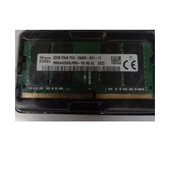 SK Hynix 1x 32GB DDR4-2666 SODIMM PC4 Dual Rank x8 Module HMAA4GS6AJR8N-VK