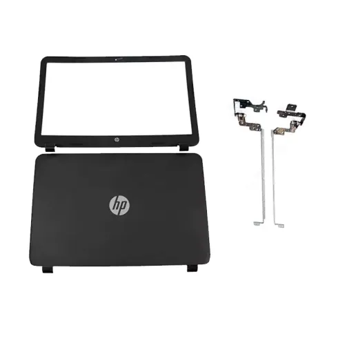 HP 15R Black Laptop LCD Back Cover with Front Bezel with Hinges HP 15R Black Laptop LCD Back Cover with Front Bezel with Hinges